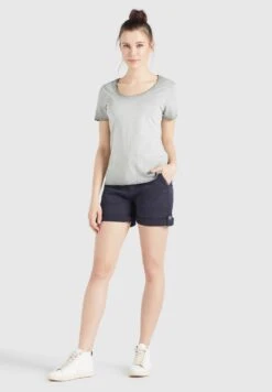 Khujo T-shirts T-shirt Pergola Femme Gris Foncé / Gris Chiné 9 Khujo T-shirts T-shirt Pergola Femme Gris Foncé / Gris Chiné -Khujo Boutique 68803d45e502bfd3d536ed0a66cdccf2