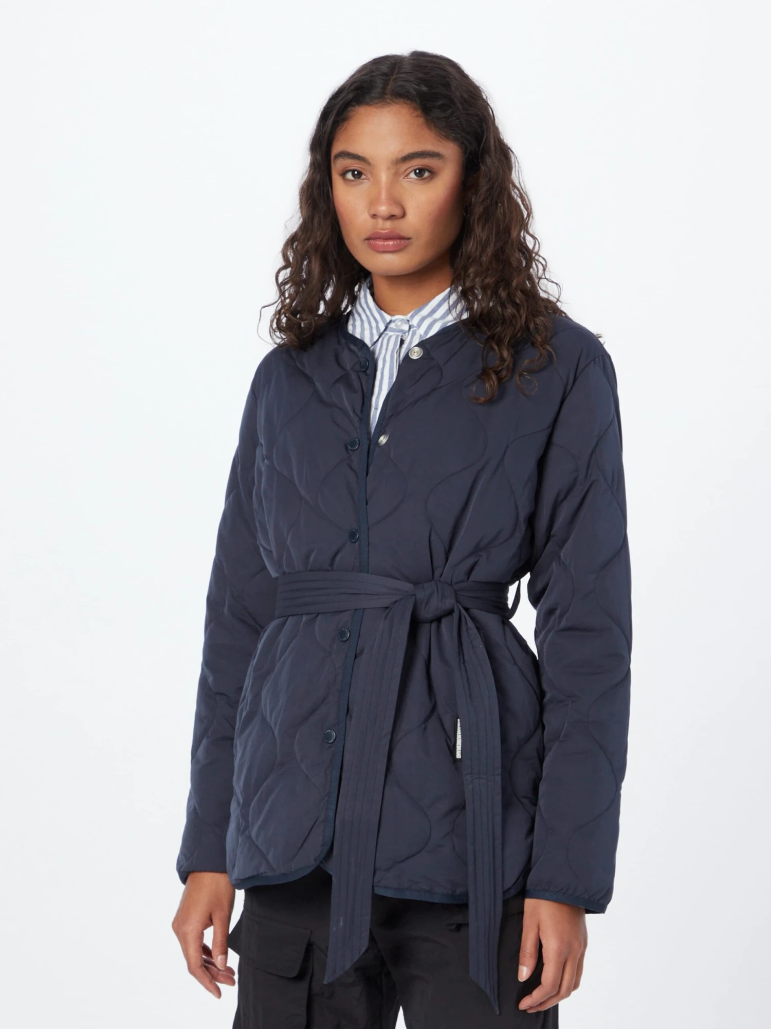 Khujo Vestes De Mi-saison Veste Mi-saison Yuna Femme Bleu Foncé 2 Khujo Vestes De Mi-saison Veste Mi-saison Yuna Femme Bleu Foncé - Image 2