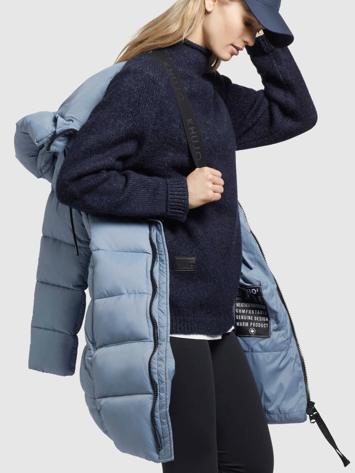 Khujo Manteaux Dhiver Manteau D’hiver Tuula Femme Bleu Fumé 8 Khujo Manteaux Dhiver Manteau D’hiver Tuula Femme Bleu Fumé - Image 8