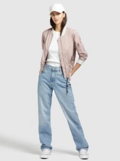 Khujo Vestes De Mi-saison Veste Mi-saison STENCE Femme Rose -Khujo Boutique 68dcbadf069f302b2bfab4fa3e6eeff5