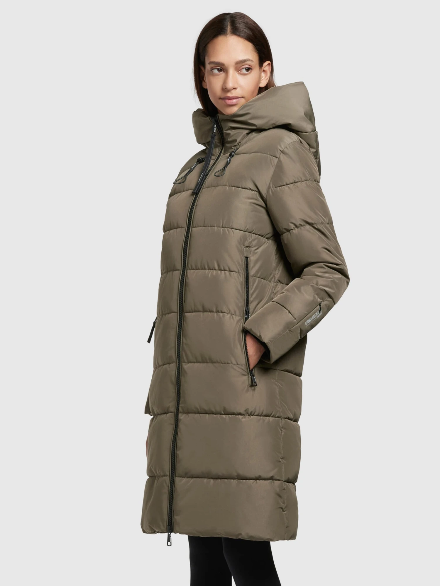 Khujo Manteaux Dhiver Manteau D’hiver Jilias 3 Femme Kaki 5 Khujo Manteaux Dhiver Manteau D’hiver Jilias 3 Femme Kaki - Image 5