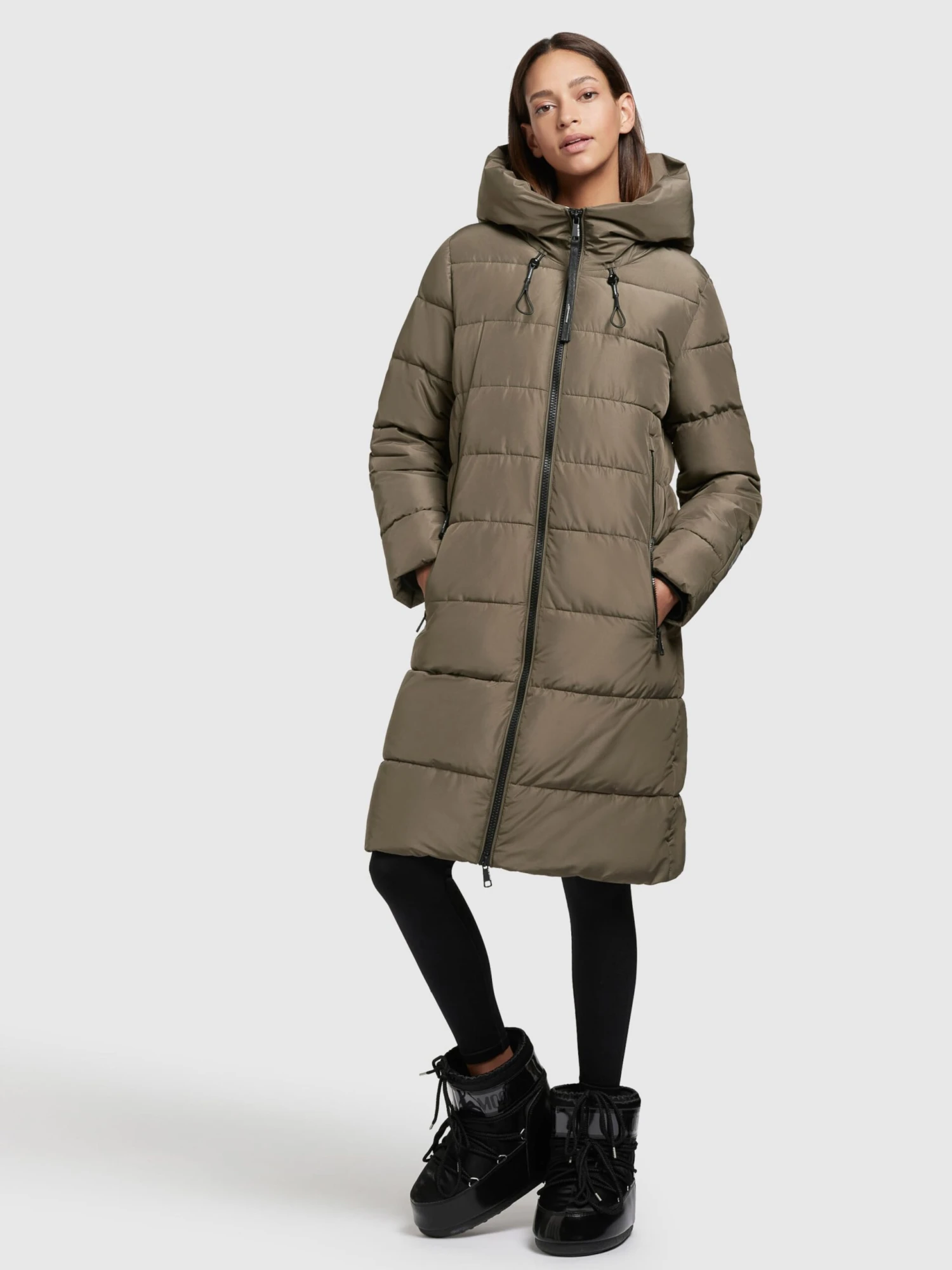 Khujo Manteaux Dhiver Manteau D’hiver Jilias 3 Femme Kaki 6 Khujo Manteaux Dhiver Manteau D’hiver Jilias 3 Femme Kaki - Image 6