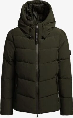 Khujo Vestes Dhiver Veste D’hiver Fames Femme Vert Foncé