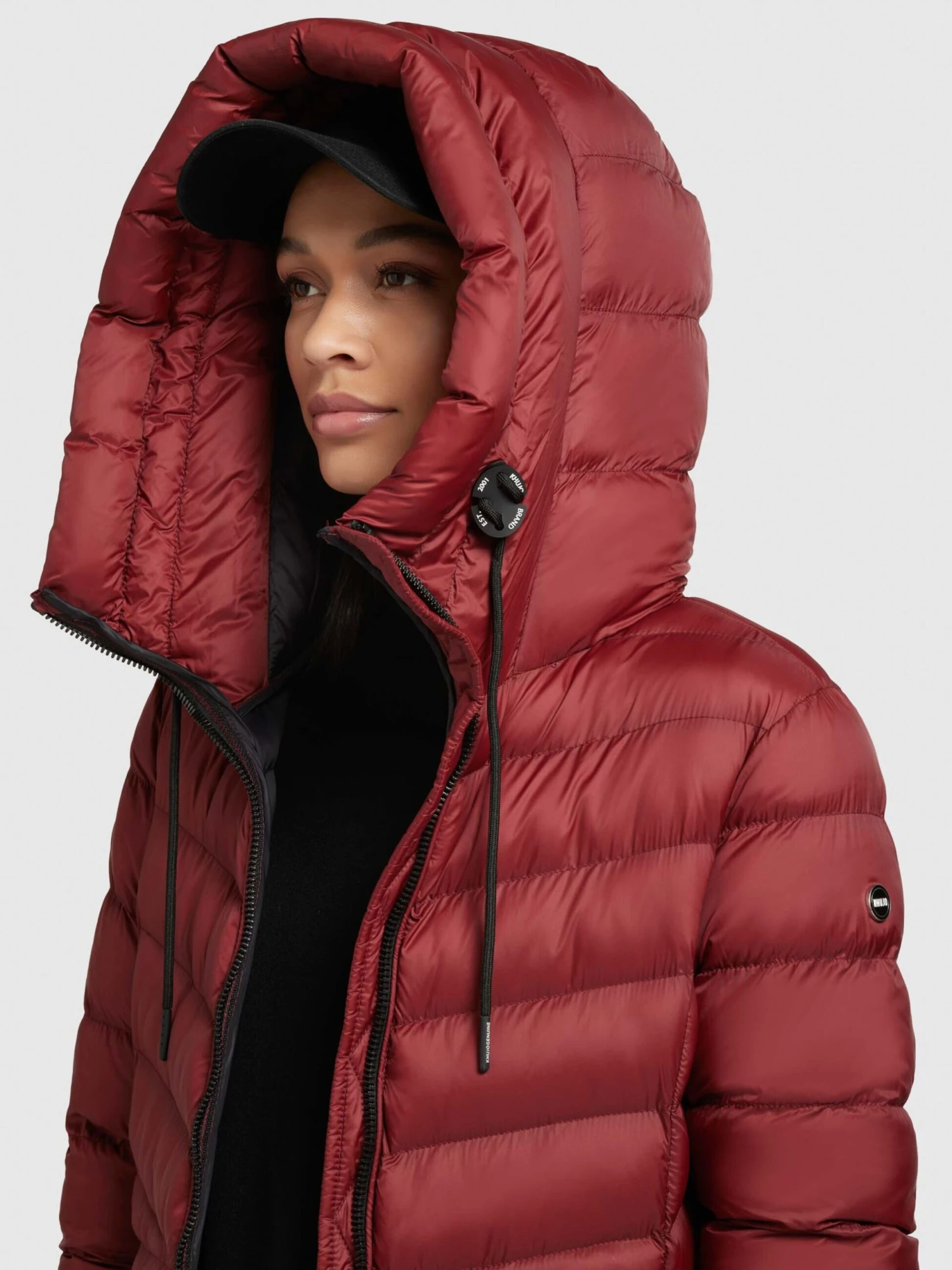 Khujo Vestes Dhiver Veste D’hiver Ingram Shine Femme Rouge Foncé 7 Khujo Vestes Dhiver Veste D’hiver Ingram Shine Femme Rouge Foncé - Image 7