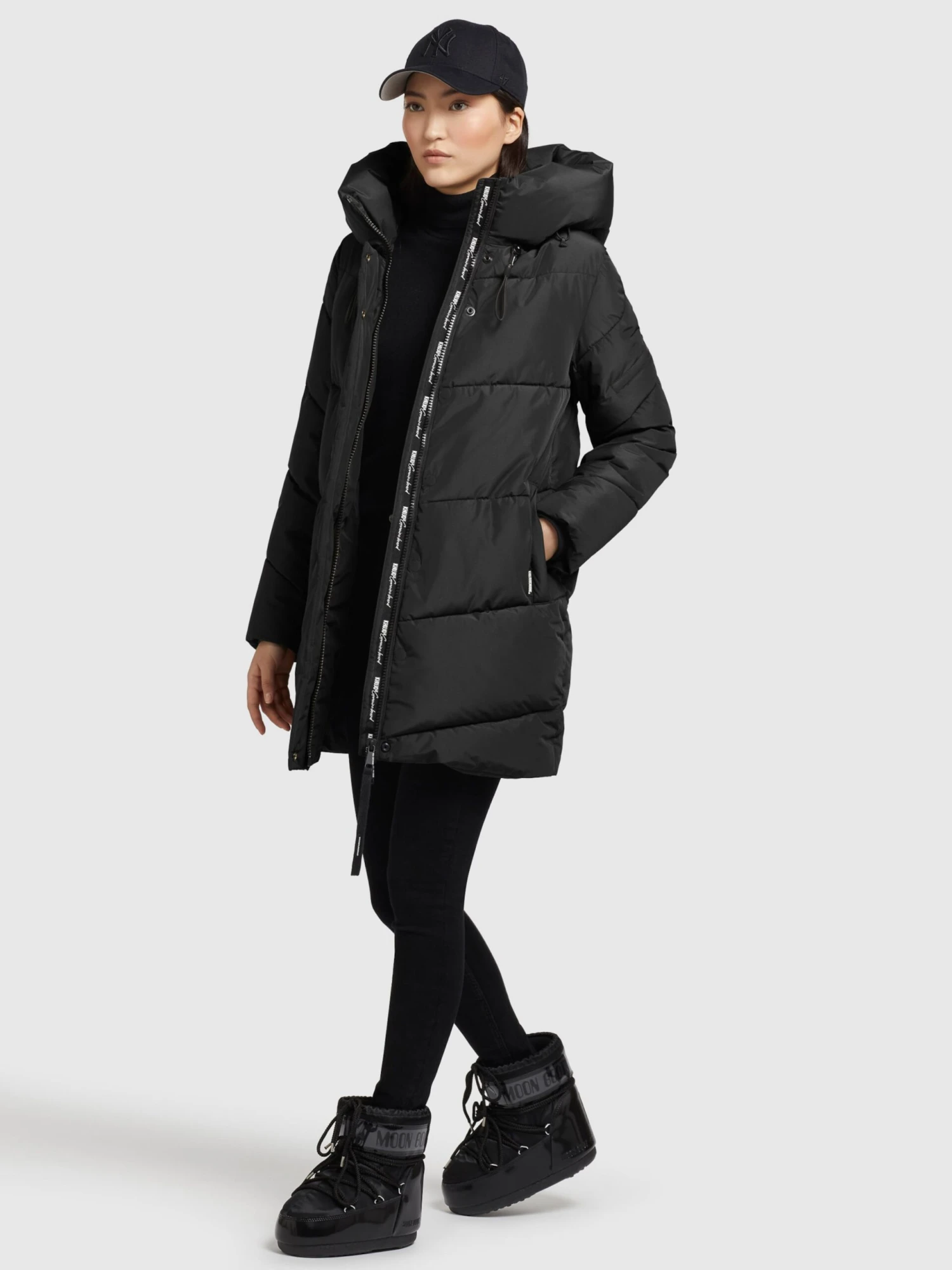 Khujo Vestes Dhiver Veste D’hiver Jordis 4 Femme Noir 3 Khujo Vestes Dhiver Veste D’hiver Jordis 4 Femme Noir - Image 3