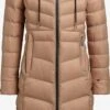 Khujo Manteaux Dhiver Manteau D’hiver Ingram 2 Femme Beige Foncé