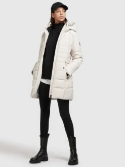 Khujo Manteaux Courts Manteau Mi-saison Amary Femme Blanc Cassé 13 Khujo Manteaux Courts Manteau Mi-saison Amary Femme Blanc Cassé -Khujo Boutique 700537c8e62e063ded7daef41b31d1b9