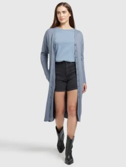 Khujo Gilets Cardigan Elina Femme Bleu 10 Khujo Gilets Cardigan Elina Femme Bleu -Khujo Boutique 7039895826a10b4ba6c501651442965f