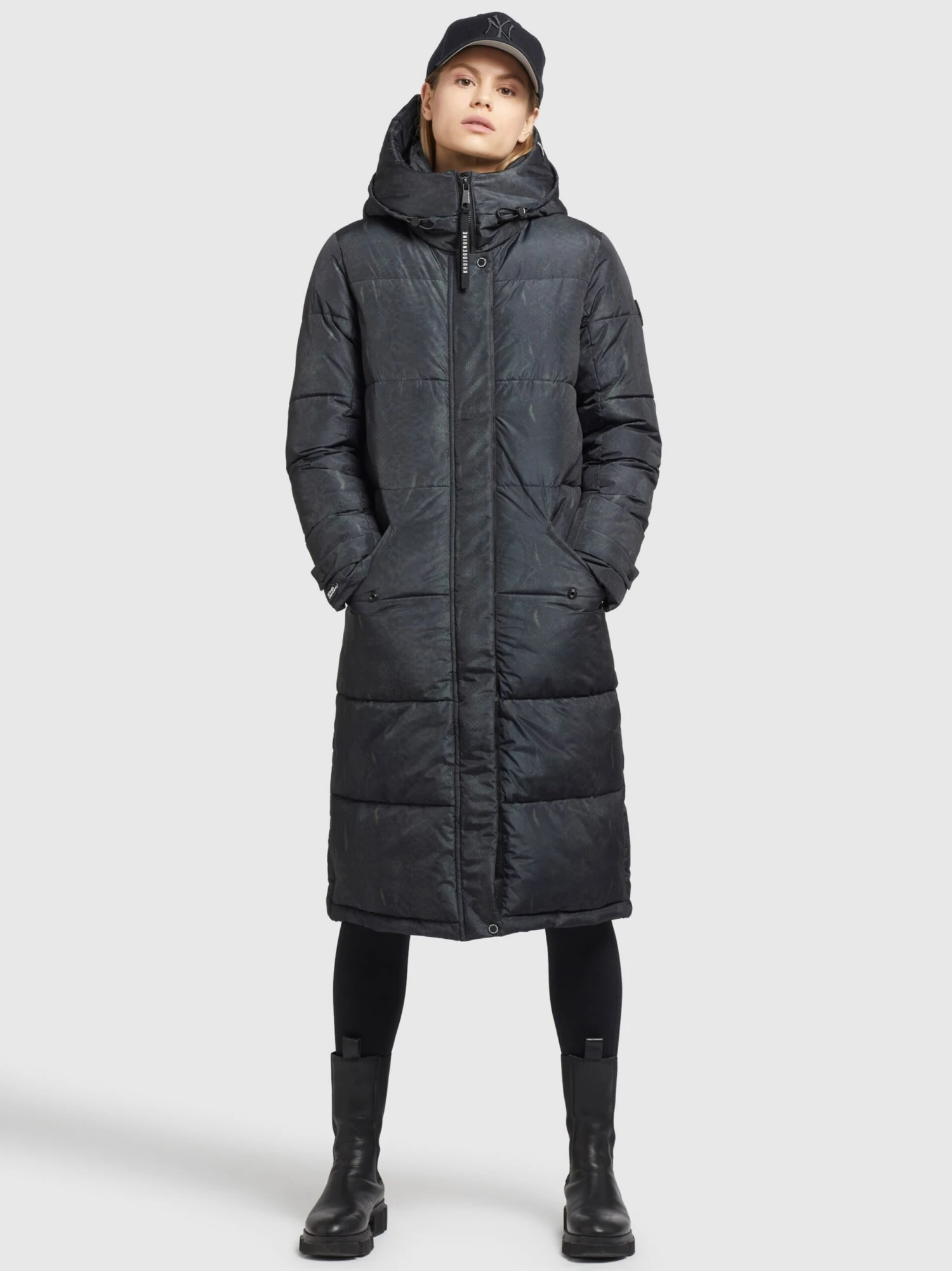 Khujo Manteaux Dhiver Manteau D’hiver Dakota 2 Femme Bleu Nuit 3 Khujo Manteaux Dhiver Manteau D’hiver Dakota 2 Femme Bleu Nuit - Image 3
