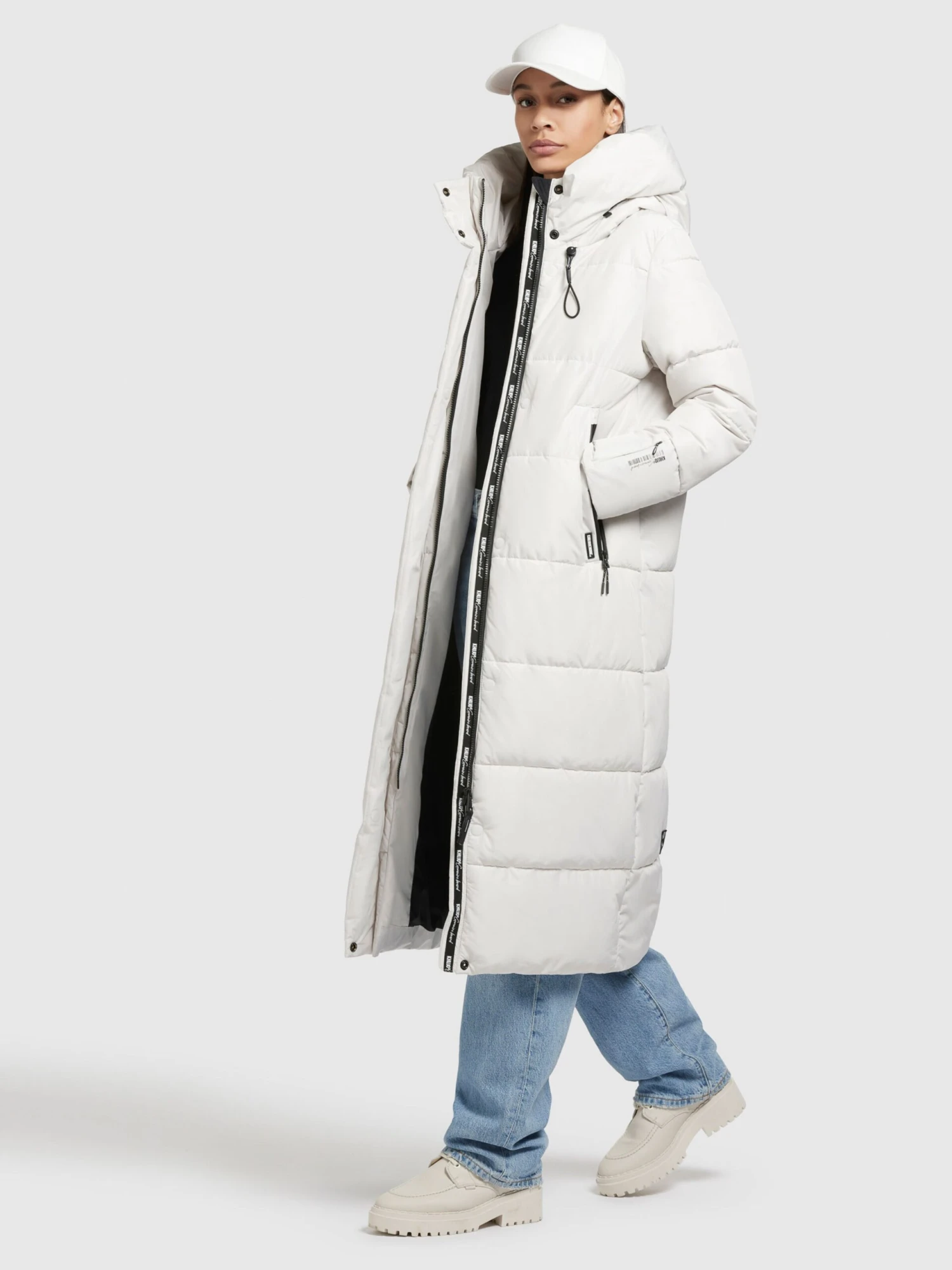 Khujo Manteaux De Mi-saison Manteau Mi-saison Soulani Femme Blanc Cassé 3 Khujo Manteaux De Mi-saison Manteau Mi-saison Soulani Femme Blanc Cassé - Image 3