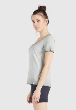 Khujo T-shirts T-shirt Pergola Femme Gris Foncé / Gris Chiné 10 Khujo T-shirts T-shirt Pergola Femme Gris Foncé / Gris Chiné -Khujo Boutique 73d7adb178bb701643bc43793ce20b8b