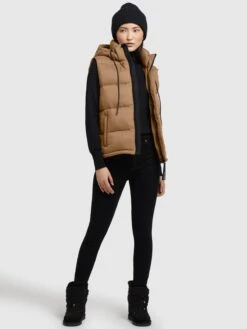 Khujo Vestes Sans Manches Gilet Eden Femme Noisette 13 Khujo Vestes Sans Manches Gilet Eden Femme Noisette -Khujo Boutique 74f4c094e48cc17c5ef82c623df8c704