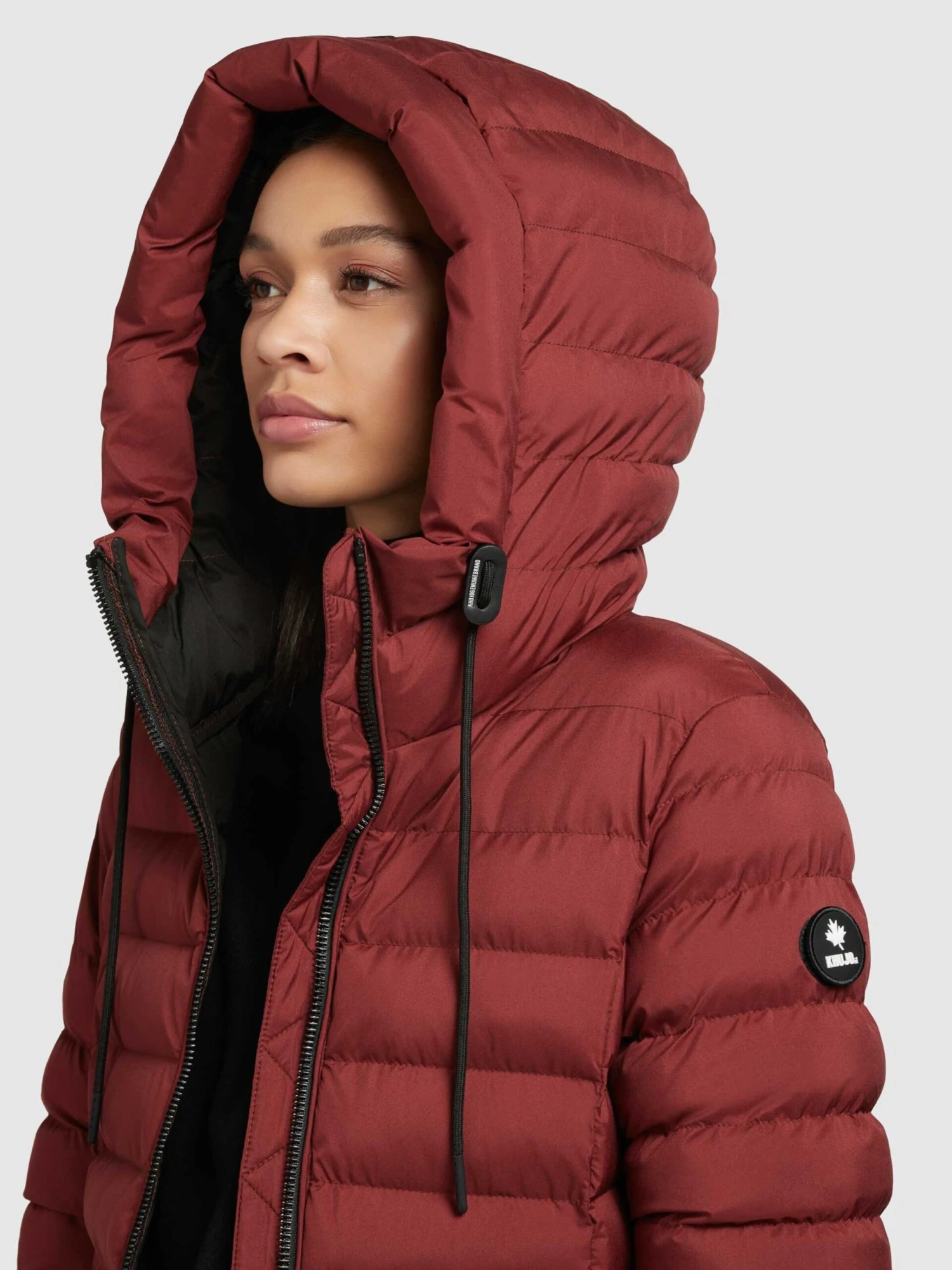 Khujo Manteaux Dhiver Manteau D’hiver Mimi Femme Rouge Rouille 7 Khujo Manteaux Dhiver Manteau D’hiver Mimi Femme Rouge Rouille - Image 7
