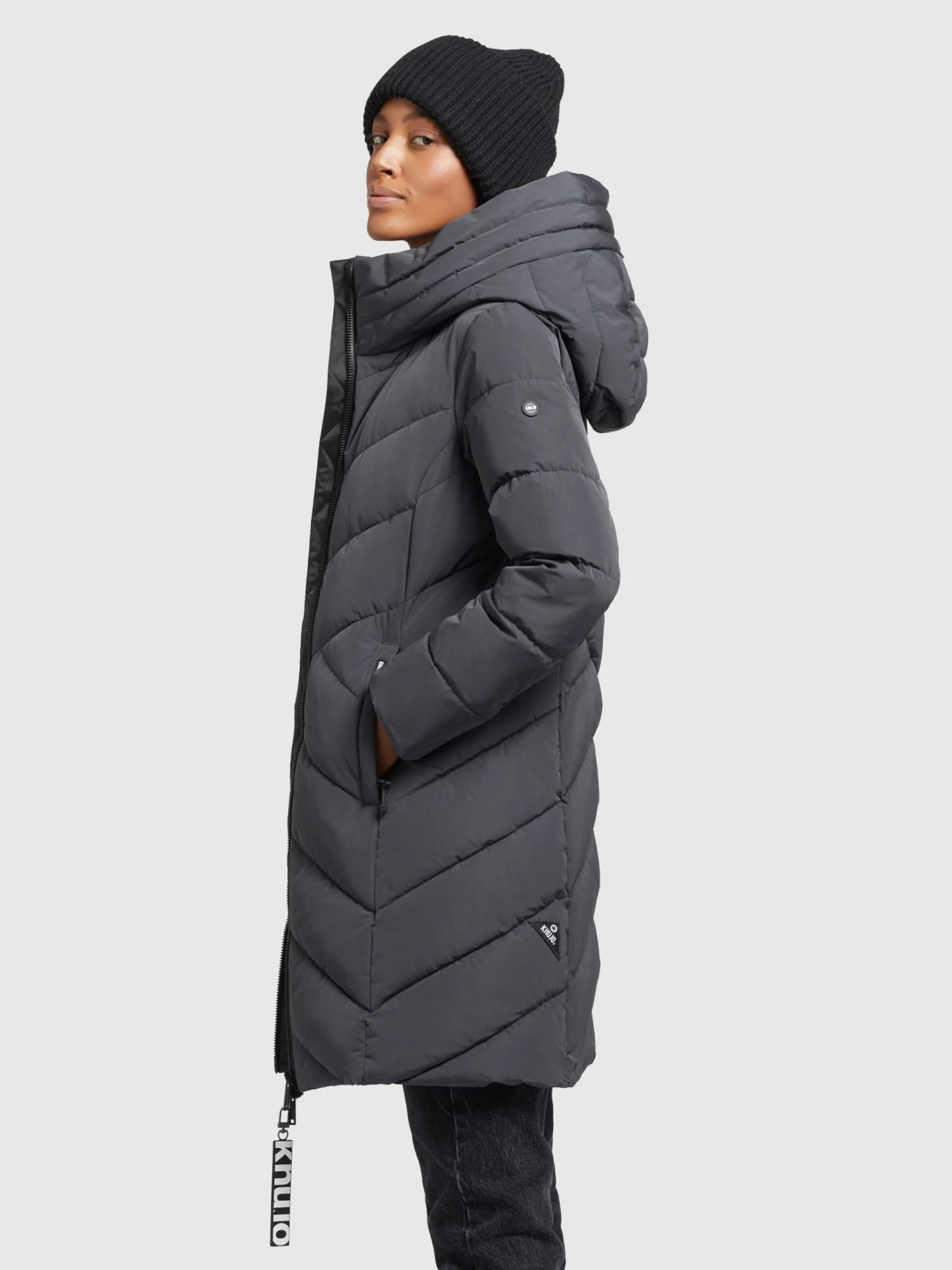 Khujo Manteaux Dhiver Manteau D’hiver Formin Femme Graphite 5 Khujo Manteaux Dhiver Manteau D’hiver Formin Femme Graphite - Image 5
