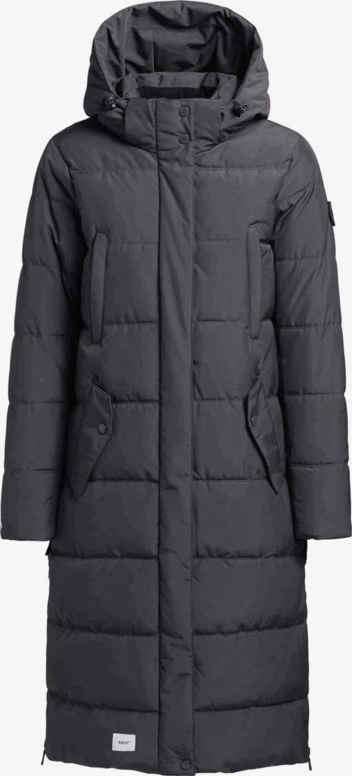 Khujo Manteaux Dhiver Manteau D’hiver Kleo Femme Gris Foncé