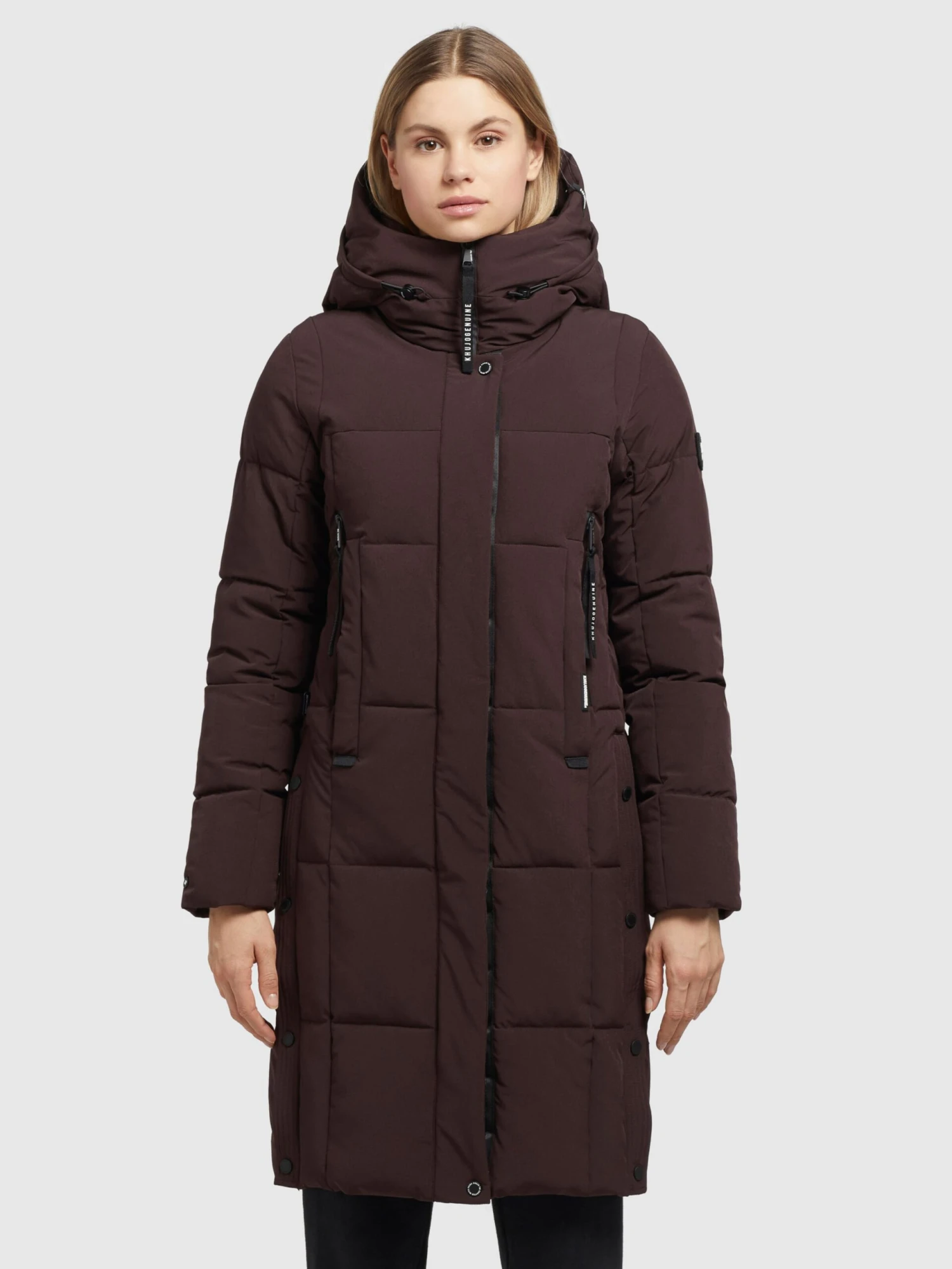 Khujo Manteaux De Mi-saison Manteau Mi-saison Namita Femme Lie De Vin 2 Khujo Manteaux De Mi-saison Manteau Mi-saison Namita Femme Lie De Vin - Image 2