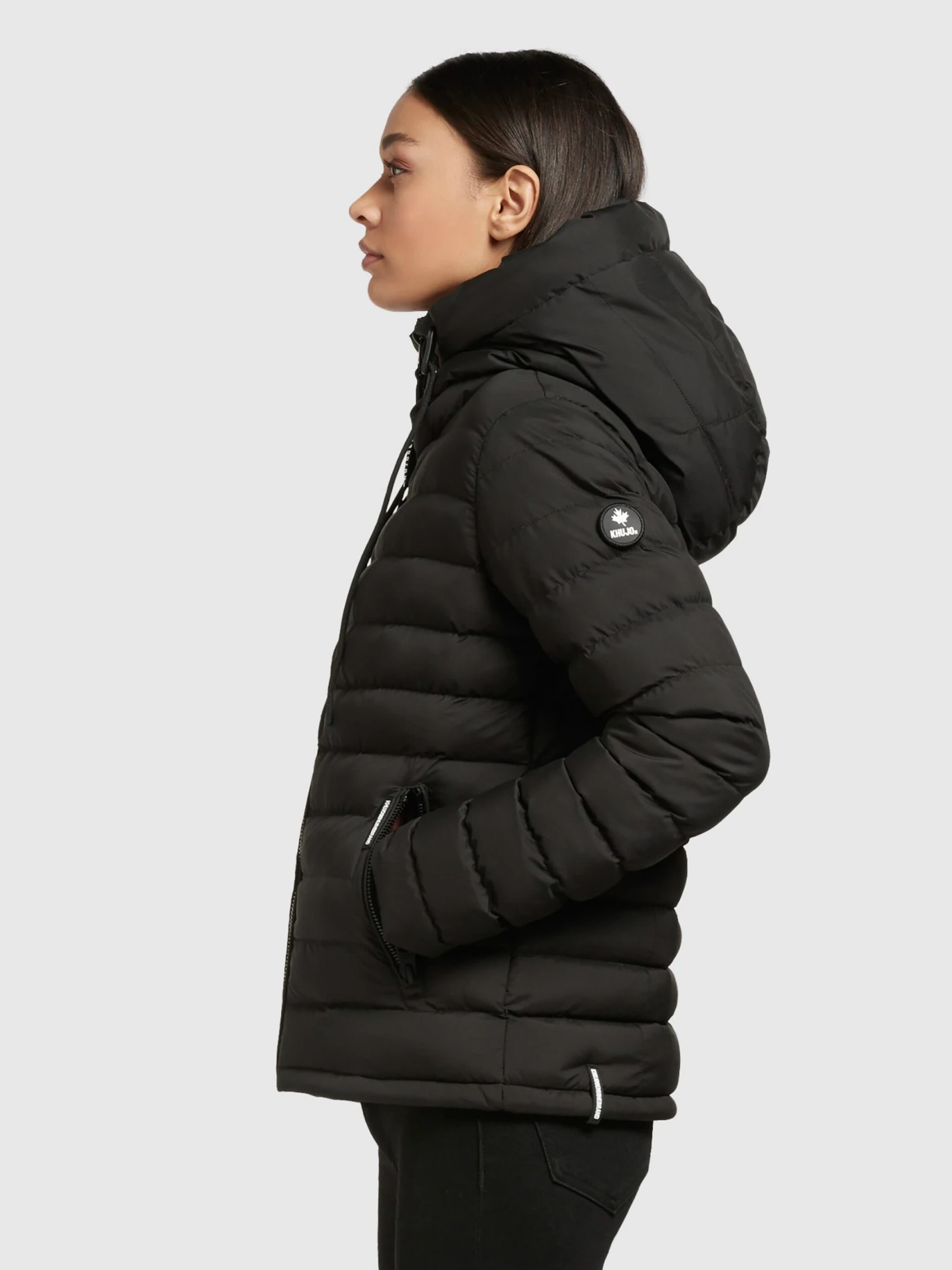 Khujo Vestes De Mi-saison Veste Mi-saison Lovina Femme Noir 5 Khujo Vestes De Mi-saison Veste Mi-saison Lovina Femme Noir - Image 5