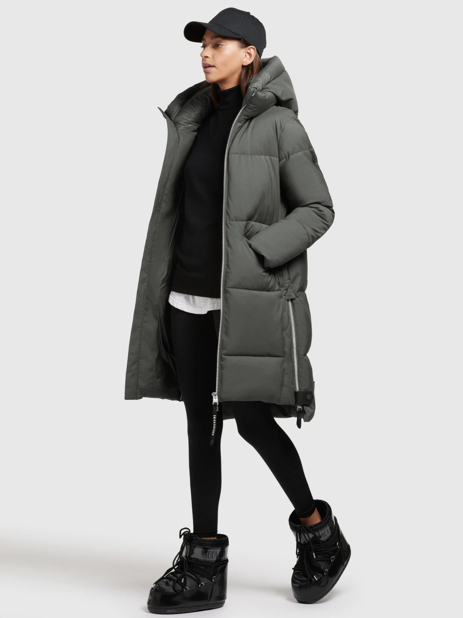 Khujo Manteaux Dhiver Manteau D’hiver Aniva Femme Olive 3 Khujo Manteaux Dhiver Manteau D’hiver Aniva Femme Olive - Image 3