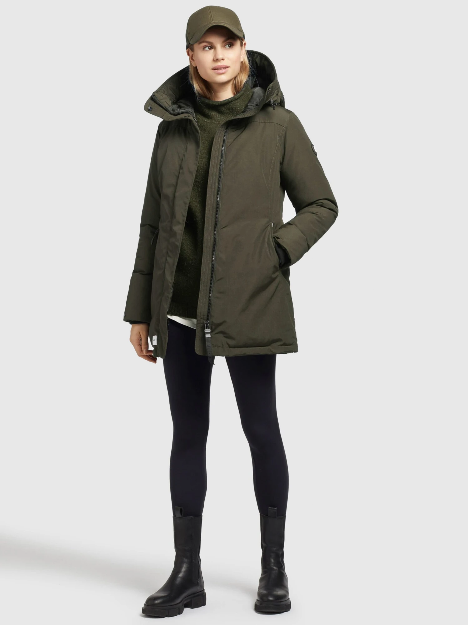 Khujo Vestes Dhiver Veste D’hiver Kanda 2 Femme Olive 3 Khujo Vestes Dhiver Veste D’hiver Kanda 2 Femme Olive - Image 3