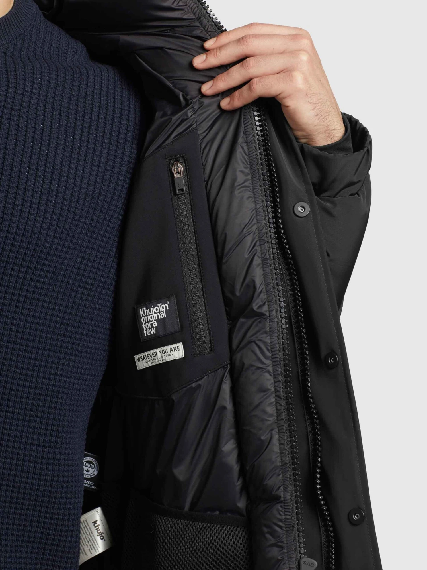 Khujo Vestes Dhiver Veste D’hiver Bizkit Homme Noir 8 Khujo Vestes Dhiver Veste D’hiver Bizkit Homme Noir - Image 8