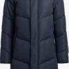 Khujo Manteaux Dhiver Manteau D’hiver Torino 3 Femme Bleu Foncé