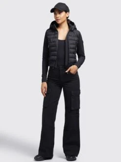 Khujo Vestes De Mi-saison Veste Mi-saison Dalis Matt Femme Noir -Khujo Boutique 7806a91d30ebf5fac3e2cea7ed84a1f5