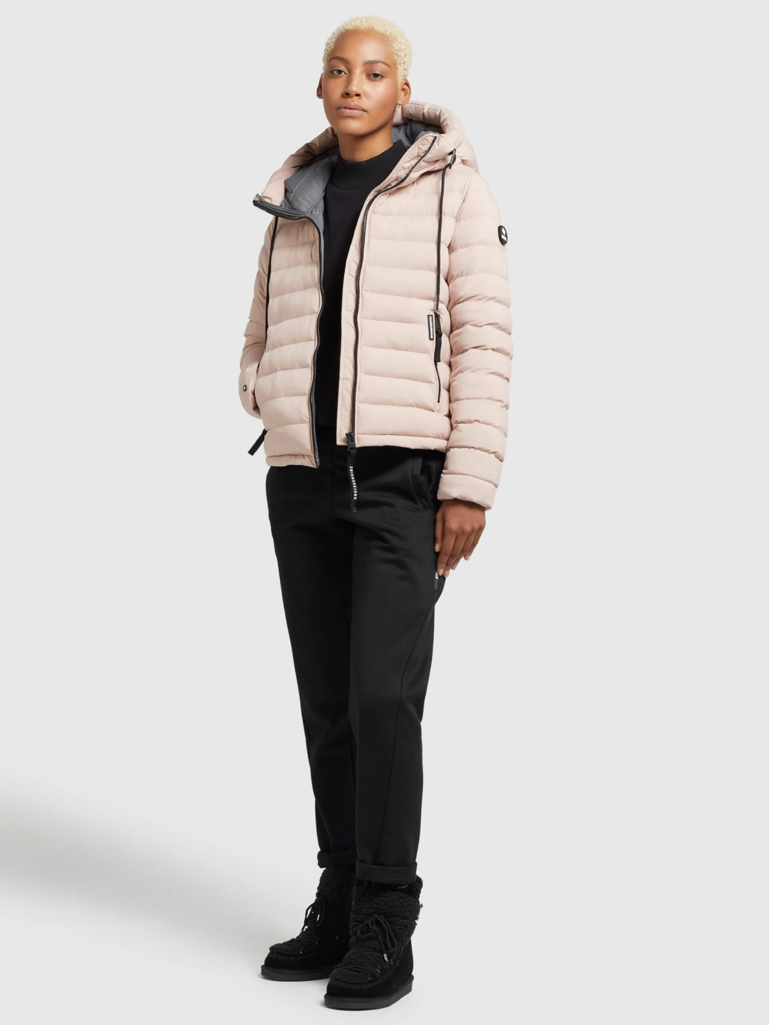 Khujo Vestes De Mi-saison Veste Mi-saison Lovina Femme Poudre 6 Khujo Vestes De Mi-saison Veste Mi-saison Lovina Femme Poudre - Image 6