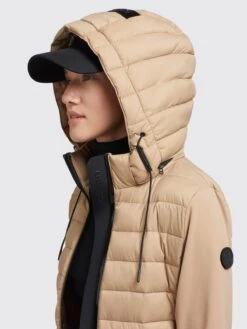 Khujo Manteaux Dhiver Manteau D’hiver RUTH MATT Femme Beige -Khujo Boutique 78b79c68ab5052f8f8a02c81e3f8da9a