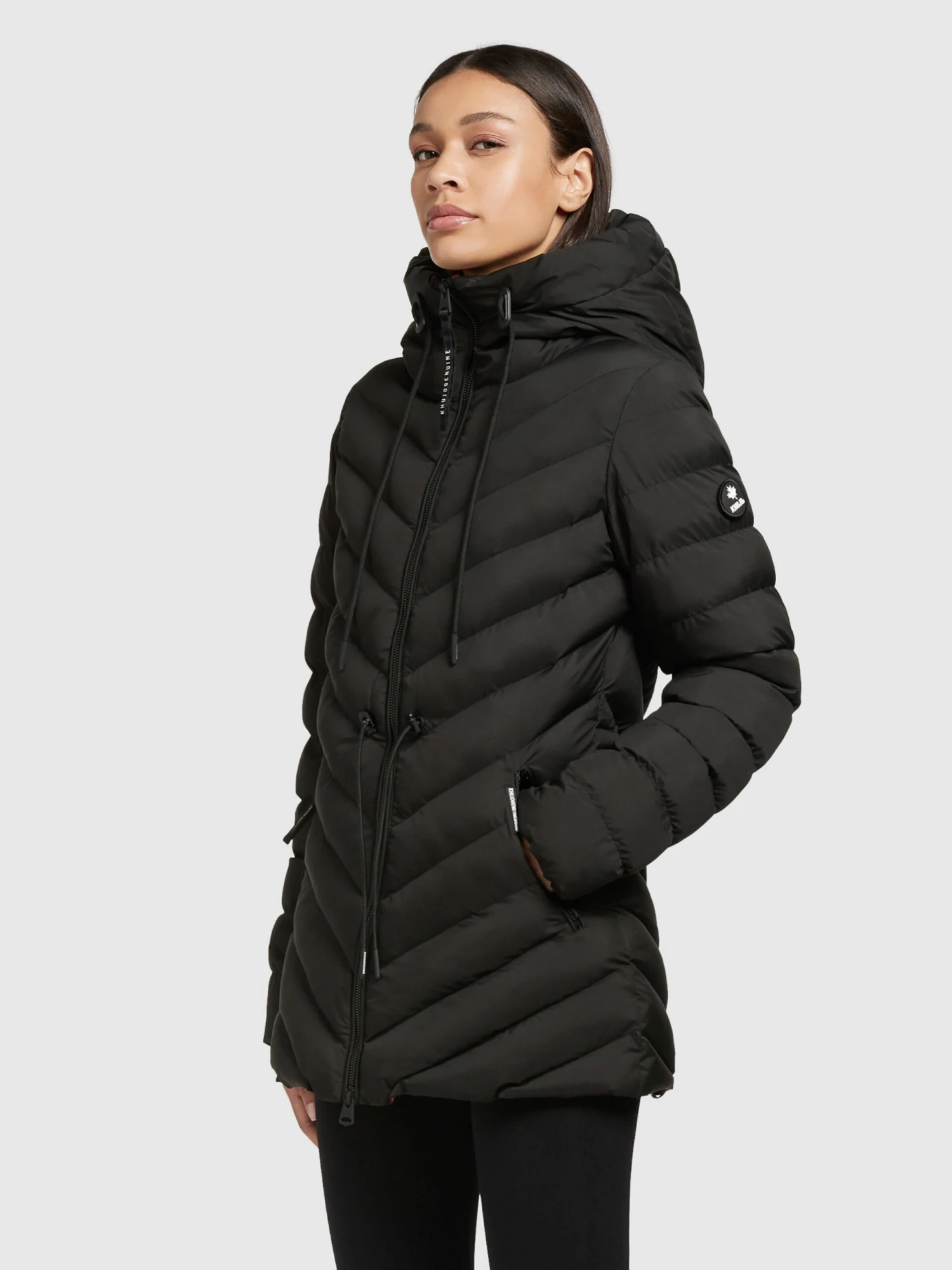 Khujo Vestes De Mi-saison Veste Mi-saison Noomi Femme Noir 5 Khujo Vestes De Mi-saison Veste Mi-saison Noomi Femme Noir - Image 5