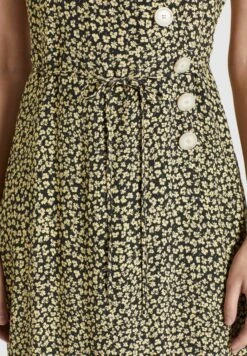 Khujo Robes Fluides Robe-chemise Porgy Femme Jaune Pastel / Noir 10 Khujo Robes Fluides Robe-chemise Porgy Femme Jaune Pastel / Noir -Khujo Boutique 7955cee76a36ad88910e3d6379ba4936