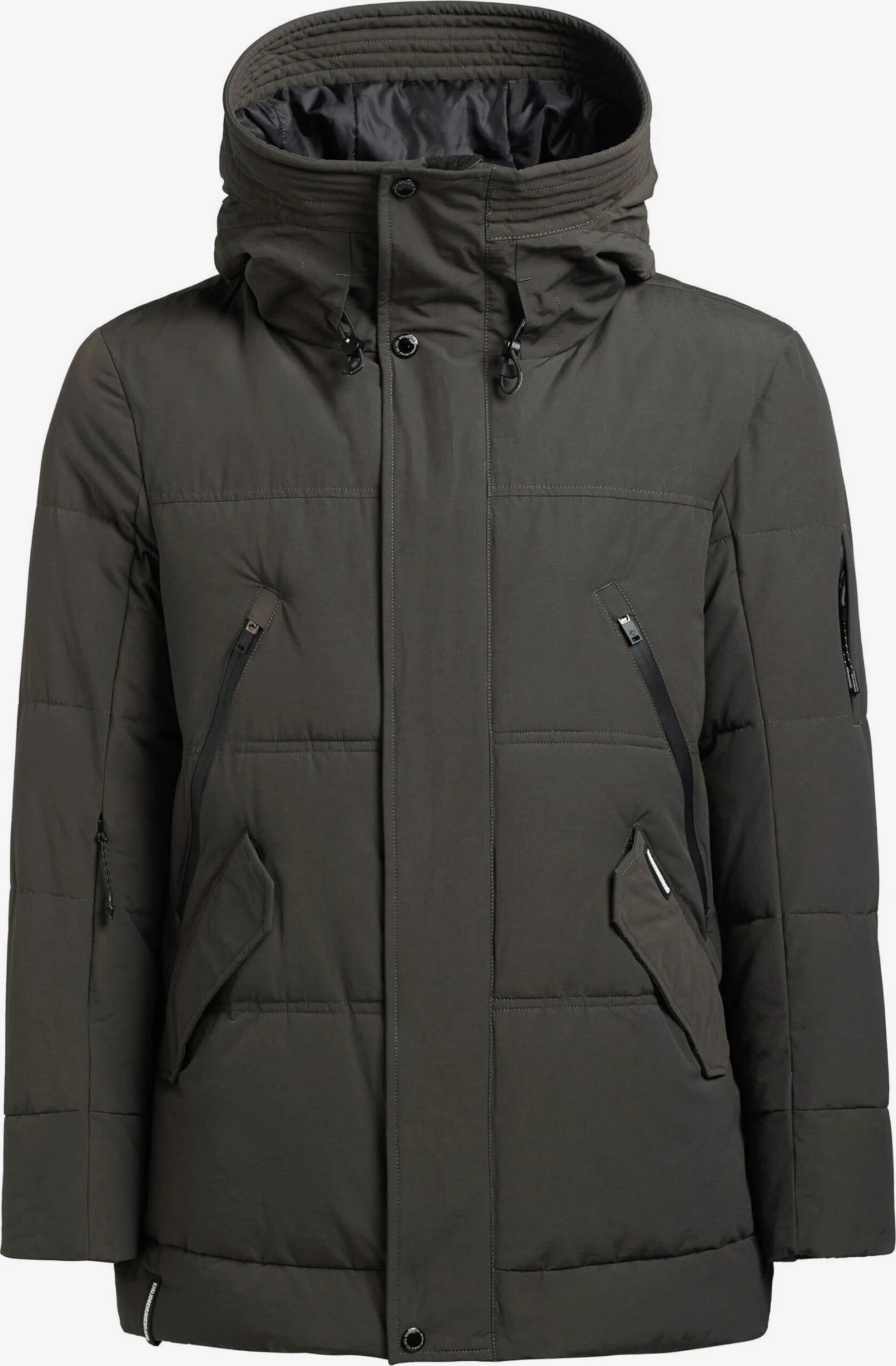 Khujo Vestes Dhiver Veste D’hiver Fank Homme Vert Foncé 1 Khujo Vestes Dhiver Veste D’hiver Fank Homme Vert Foncé