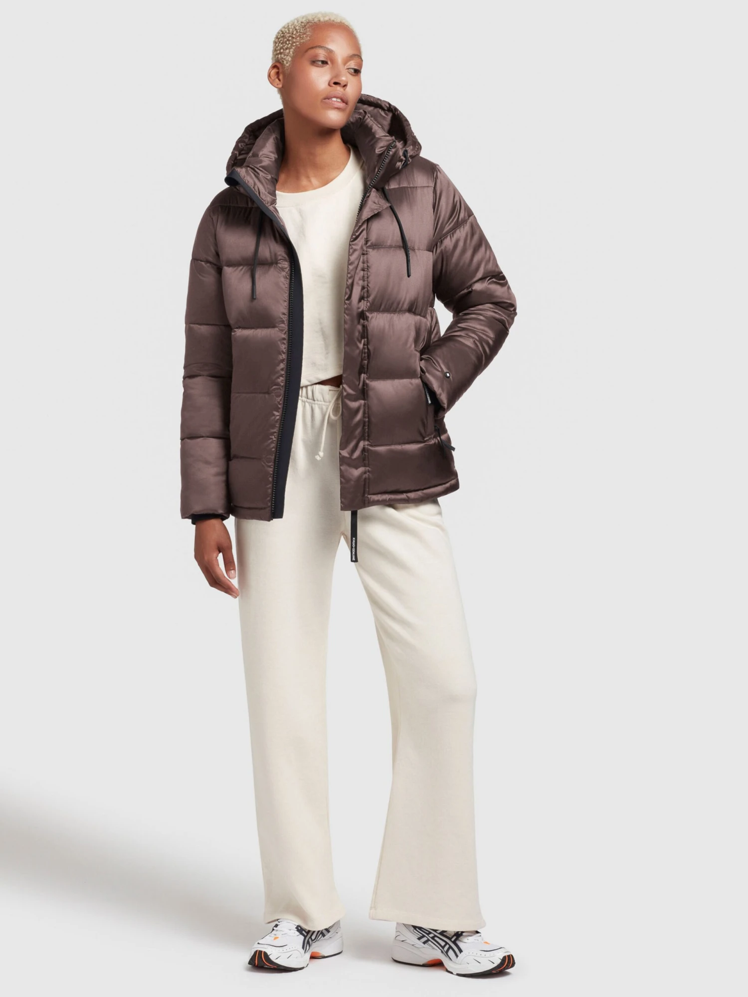 Khujo Vestes Dhiver Veste D’hiver Evona Femme Taupe 3 Khujo Vestes Dhiver Veste D’hiver Evona Femme Taupe - Image 3