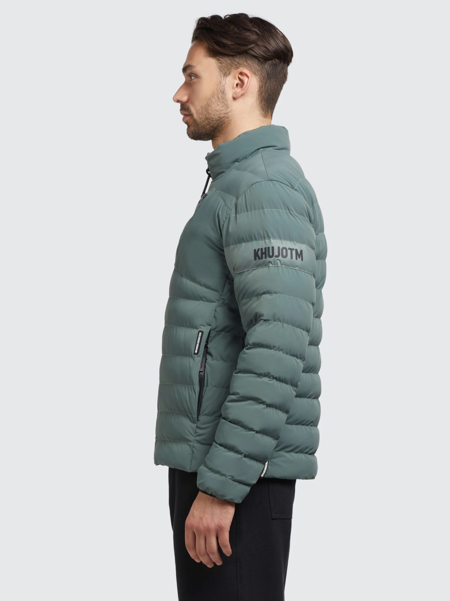 Khujo Vestes De Mi-saison Veste Mi-saison Percy Matt Homme Jade 5 Khujo Vestes De Mi-saison Veste Mi-saison Percy Matt Homme Jade - Image 5