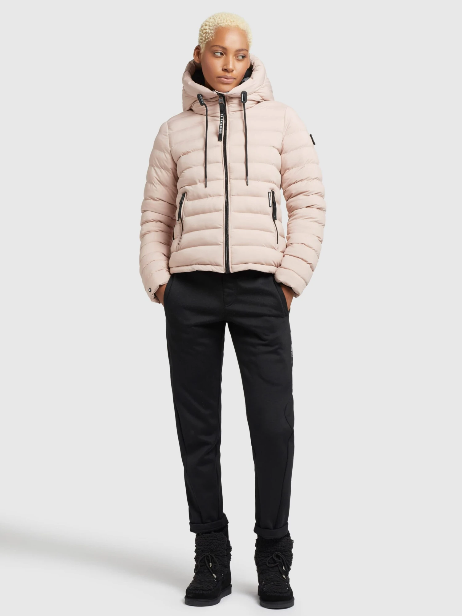 Khujo Vestes De Mi-saison Veste Mi-saison Lovina Femme Poudre 3 Khujo Vestes De Mi-saison Veste Mi-saison Lovina Femme Poudre - Image 3