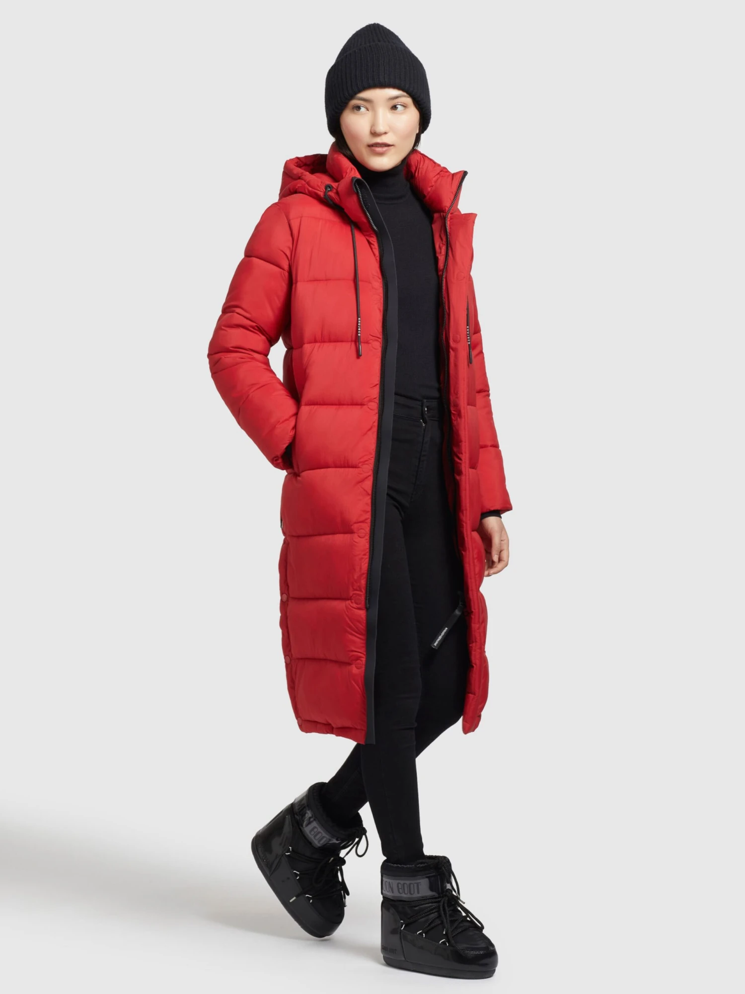 Khujo Manteaux Dhiver Manteau D’hiver Julina Femme Rouge 3 Khujo Manteaux Dhiver Manteau D’hiver Julina Femme Rouge - Image 3