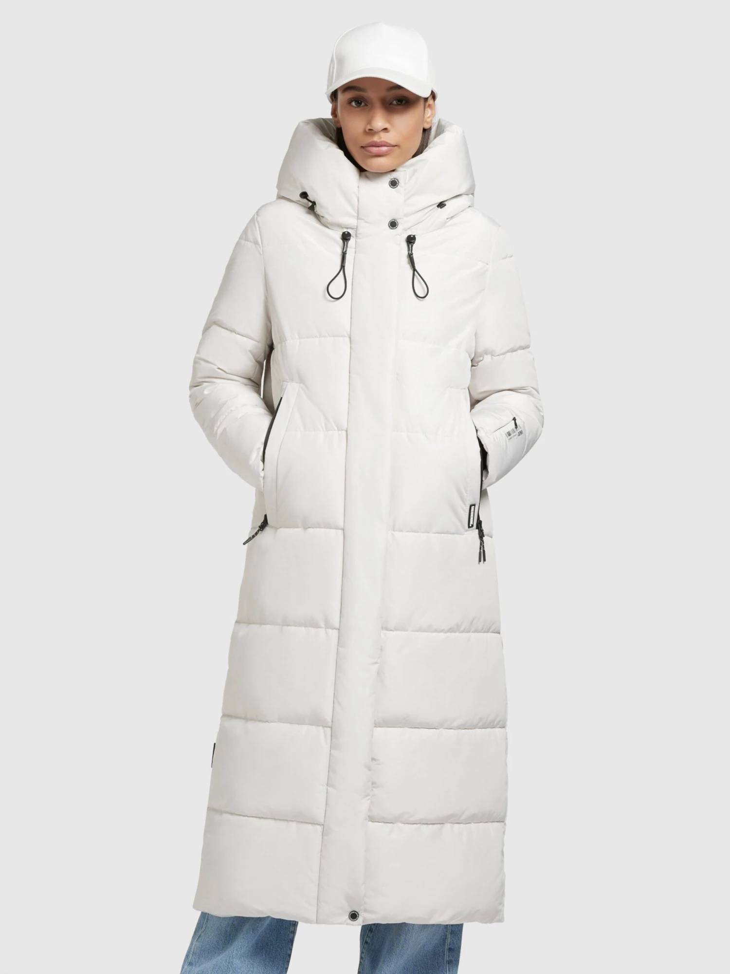 Khujo Manteaux De Mi-saison Manteau Mi-saison Soulani Femme Blanc Cassé 2 Khujo Manteaux De Mi-saison Manteau Mi-saison Soulani Femme Blanc Cassé - Image 2