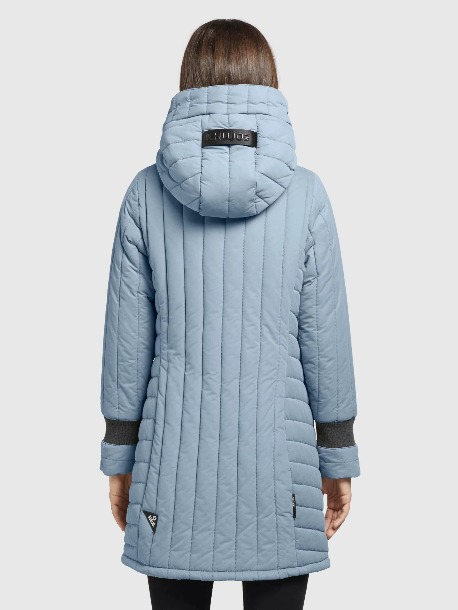 Khujo Manteaux De Mi-saison Manteau Mi-saison Jerry Femme Bleu Clair 4 Khujo Manteaux De Mi-saison Manteau Mi-saison Jerry Femme Bleu Clair - Image 4