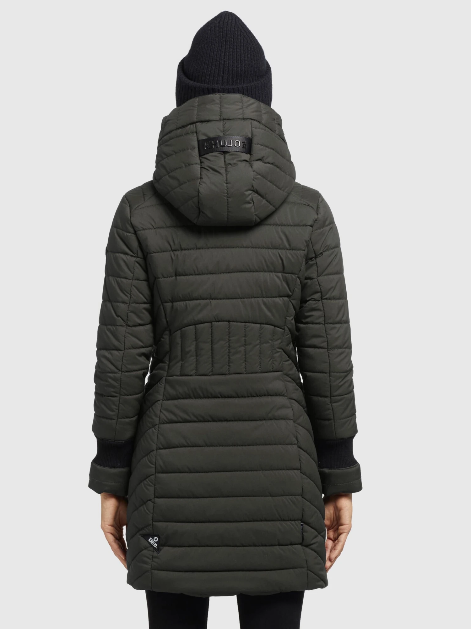 Khujo Manteaux Dhiver Manteau D’hiver Nita Femme Kaki 4 Khujo Manteaux Dhiver Manteau D’hiver Nita Femme Kaki - Image 4