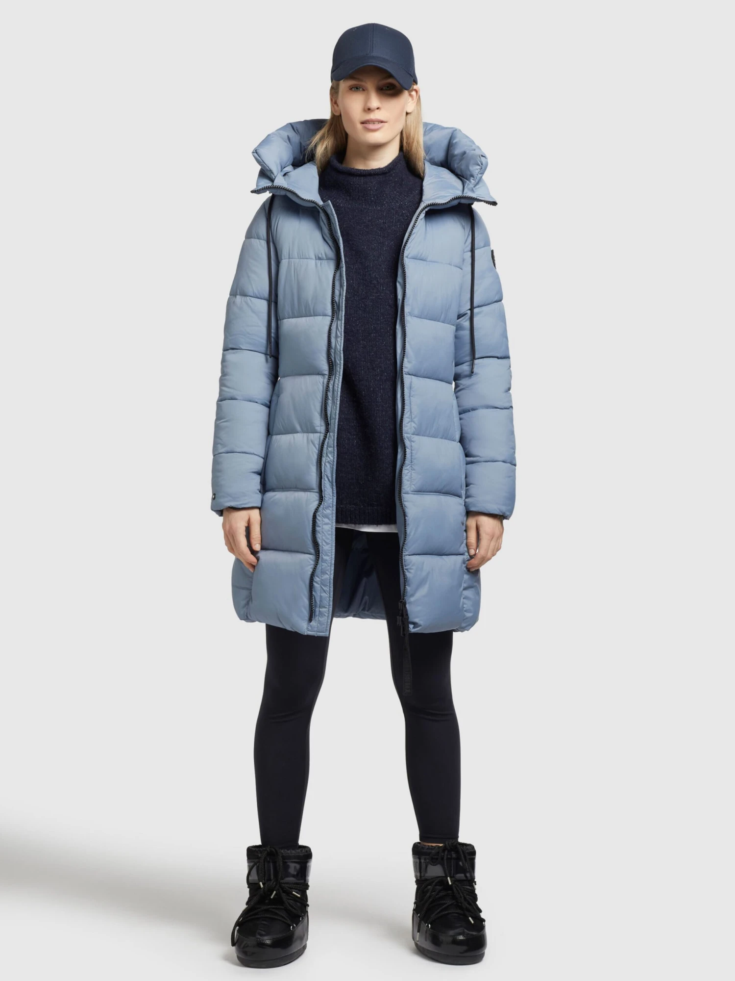 Khujo Manteaux Dhiver Manteau D’hiver Tuula Femme Bleu Fumé 6 Khujo Manteaux Dhiver Manteau D’hiver Tuula Femme Bleu Fumé - Image 6
