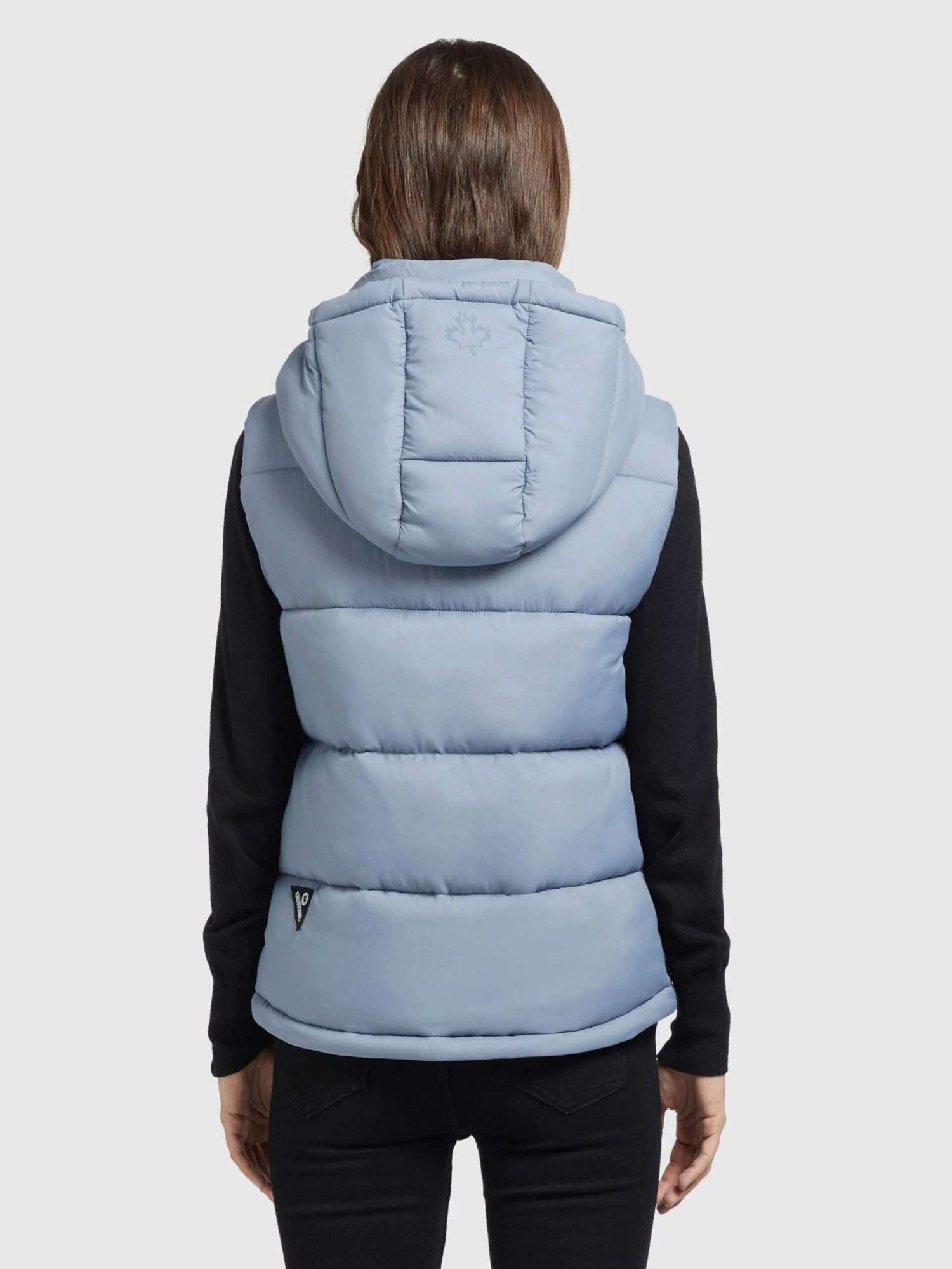 Khujo Vestes Sans Manches Gilet Eden Femme Bleu Clair 4 Khujo Vestes Sans Manches Gilet Eden Femme Bleu Clair - Image 4