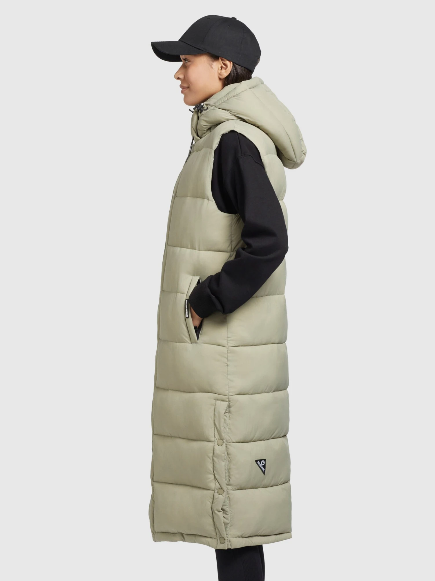 Khujo Vestes Sans Manches Gilet Magneta Femme Vert Pastel 5 Khujo Vestes Sans Manches Gilet Magneta Femme Vert Pastel - Image 5