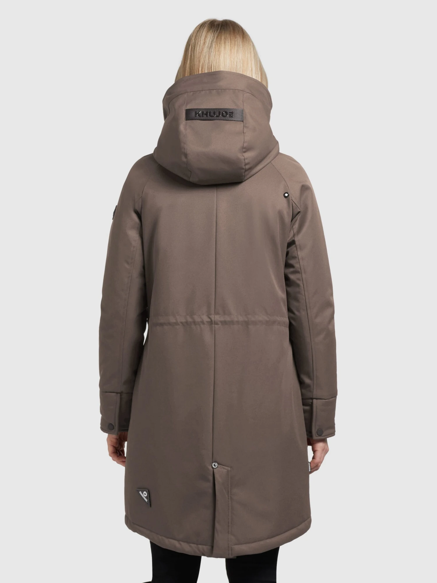 Khujo Parkas Parka Mi-saison LARIA Femme Marron 4 Khujo Parkas Parka Mi-saison LARIA Femme Marron - Image 4