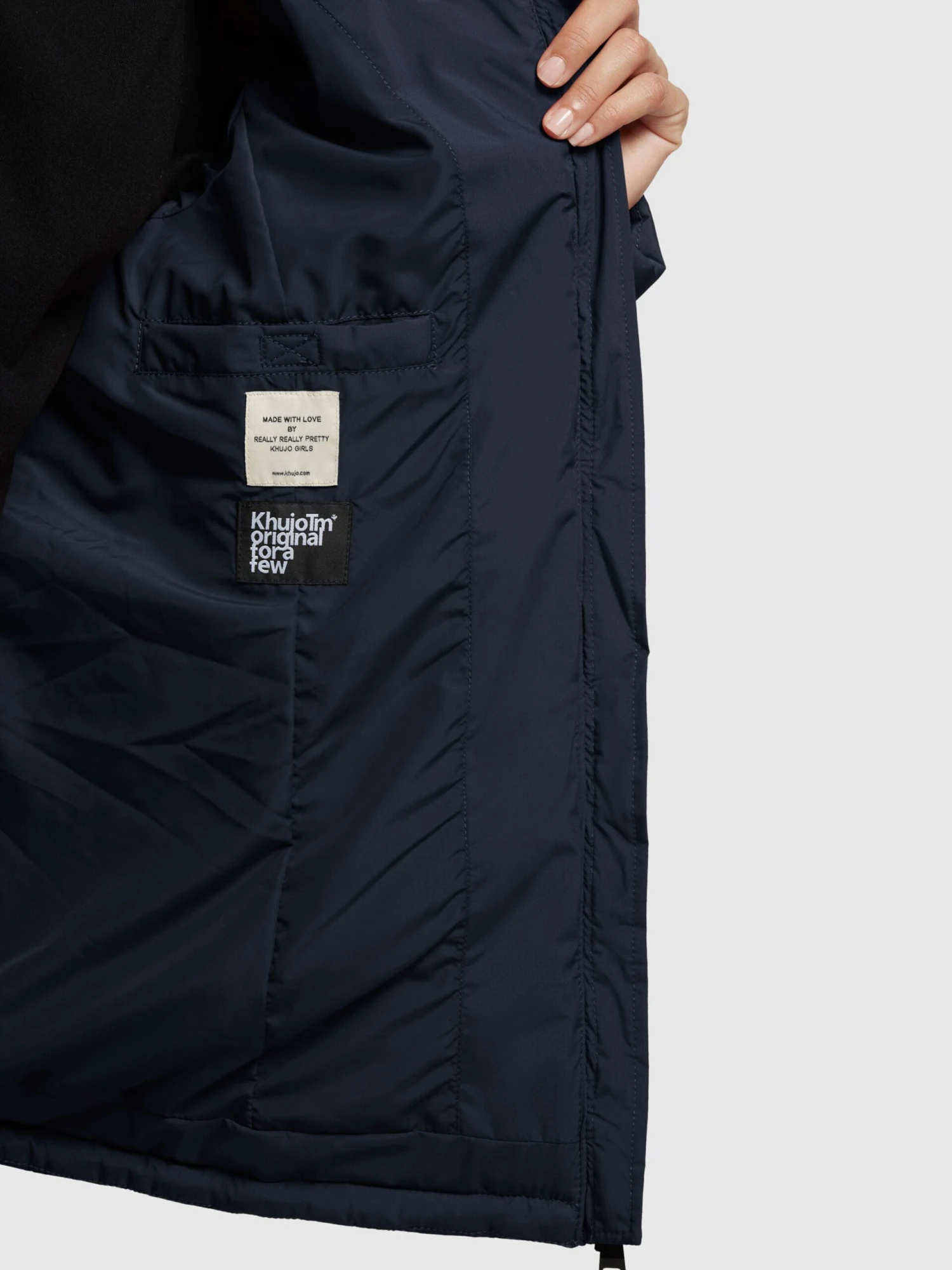 Khujo Vestes Dhiver Veste D’hiver Patt Femme Bleu Foncé 8 Khujo Vestes Dhiver Veste D’hiver Patt Femme Bleu Foncé - Image 8