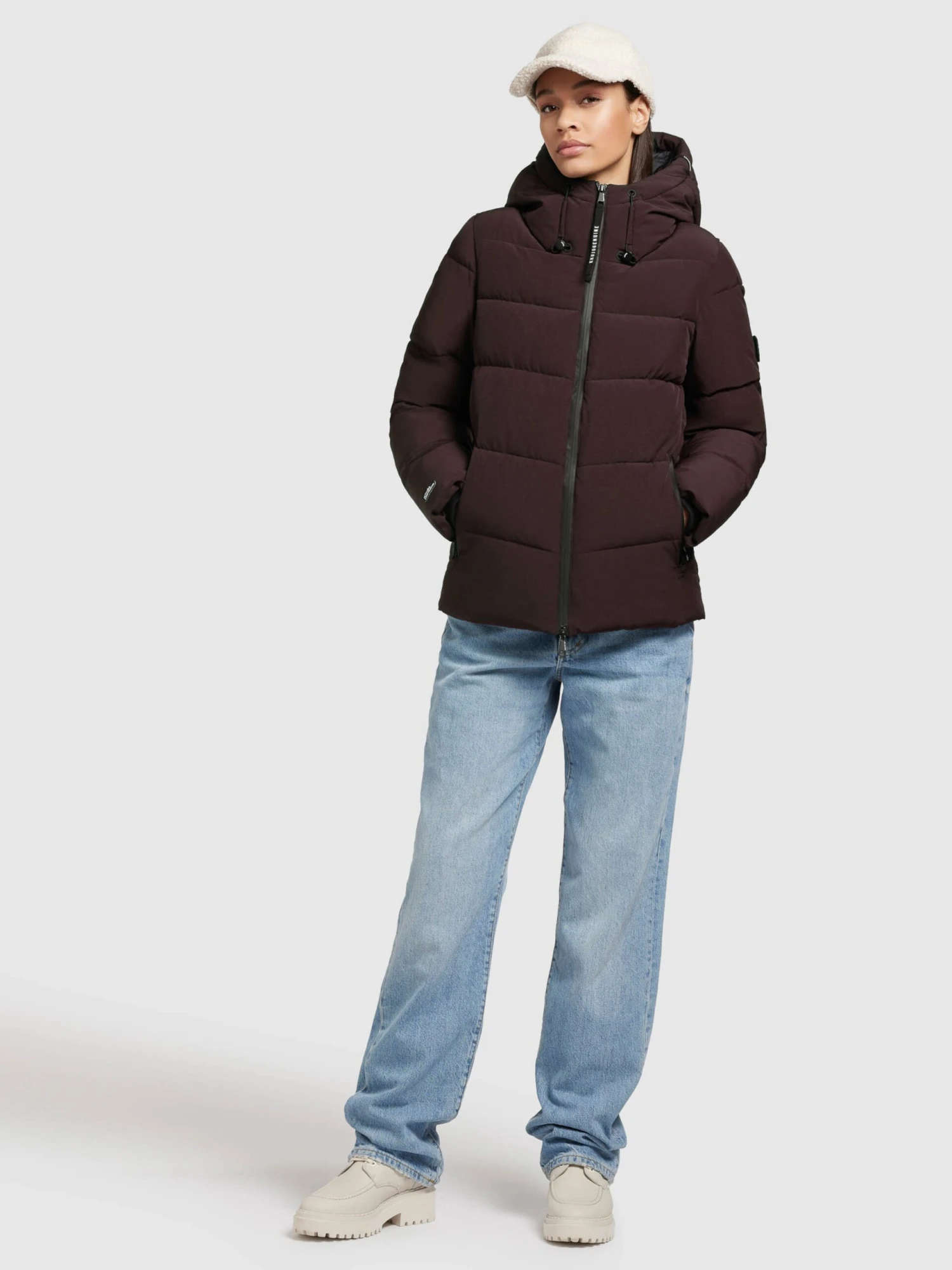 Khujo Vestes Dhiver Veste D’hiver Fames Femme Lie De Vin 5 Khujo Vestes Dhiver Veste D’hiver Fames Femme Lie De Vin - Image 5