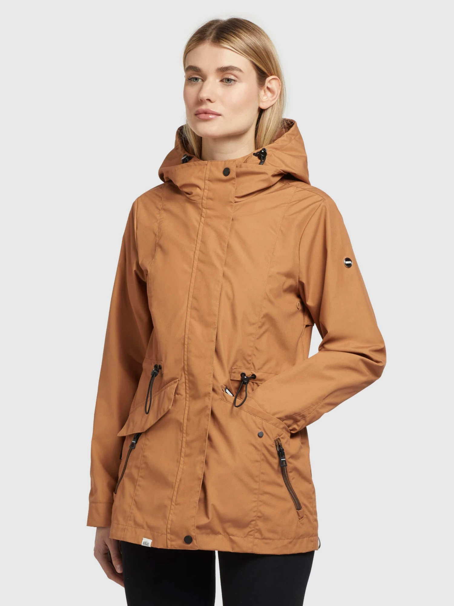 Khujo Parkas Parka Mi-saison FELINA Femme Camel 2 Khujo Parkas Parka Mi-saison FELINA Femme Camel - Image 2