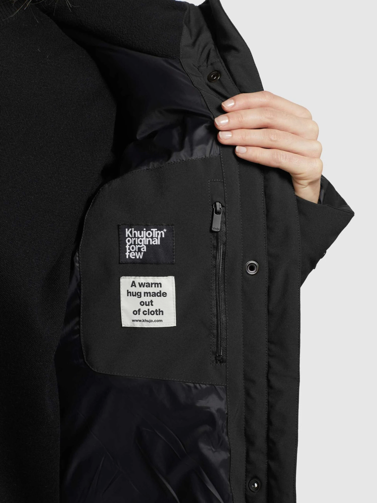 Khujo Manteaux Dhiver Manteau D’hiver Dakota Femme Noir 8 Khujo Manteaux Dhiver Manteau D’hiver Dakota Femme Noir - Image 8