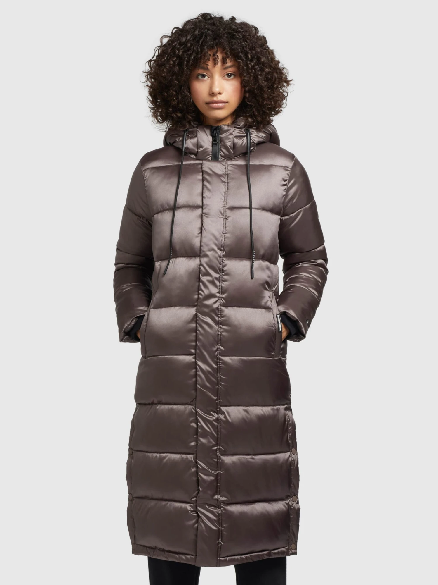 Khujo Manteaux Dhiver Manteau D’hiver Julina Femme Taupe 2 Khujo Manteaux Dhiver Manteau D’hiver Julina Femme Taupe - Image 2