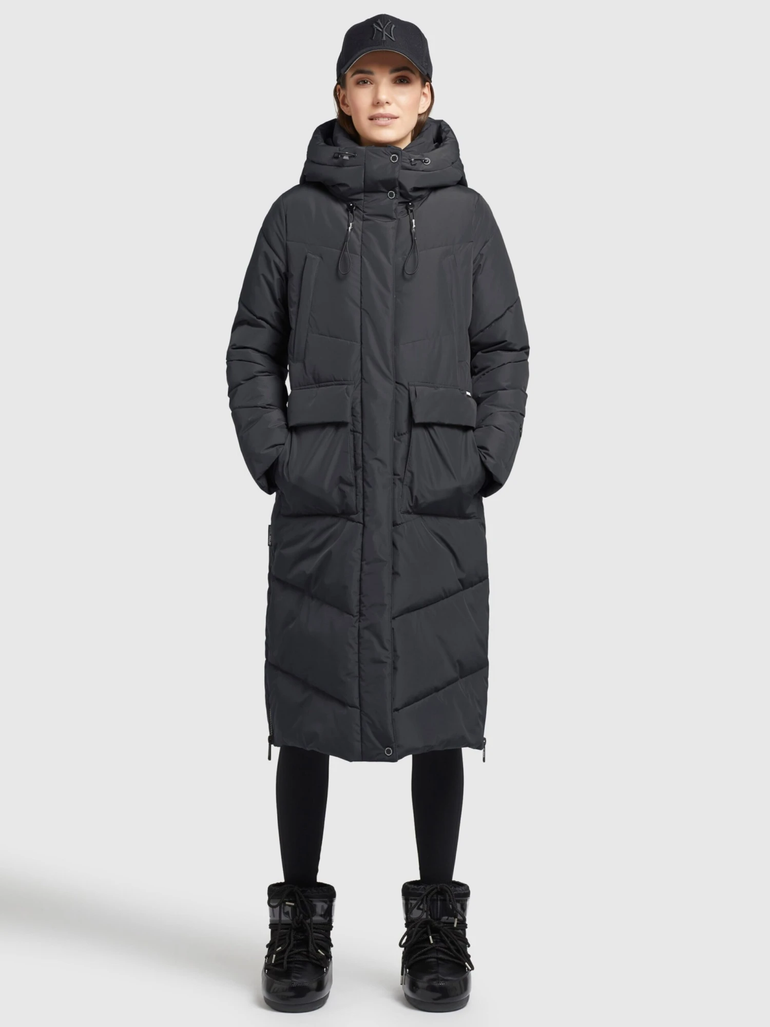 Khujo Manteaux Dhiver Manteau D’hiver Elvita Femme Bleu Foncé 2 Khujo Manteaux Dhiver Manteau D’hiver Elvita Femme Bleu Foncé - Image 2