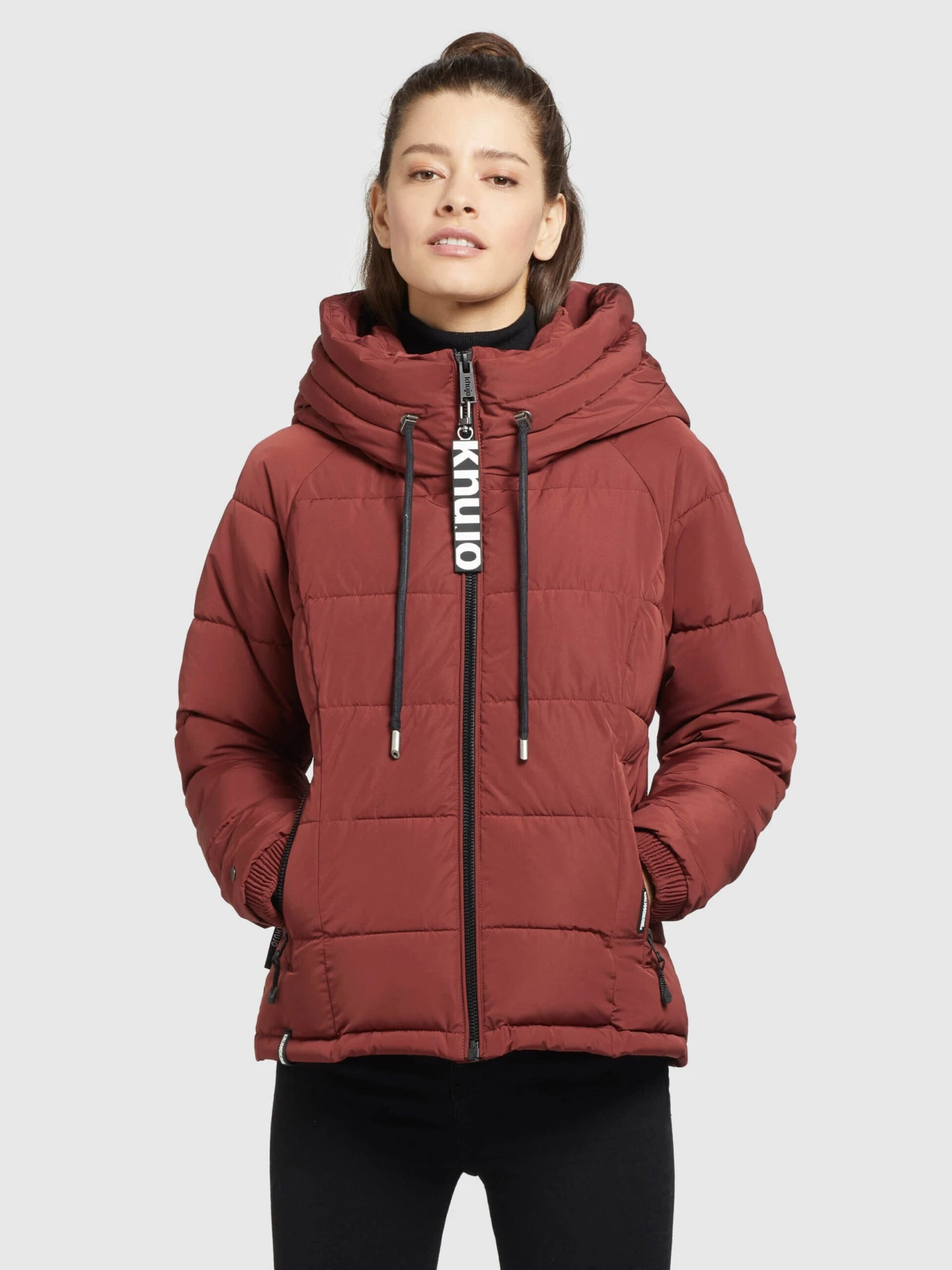 Khujo Vestes Dhiver Veste D’hiver Joilee Femme Rouge Pastel 2 Khujo Vestes Dhiver Veste D’hiver Joilee Femme Rouge Pastel - Image 2