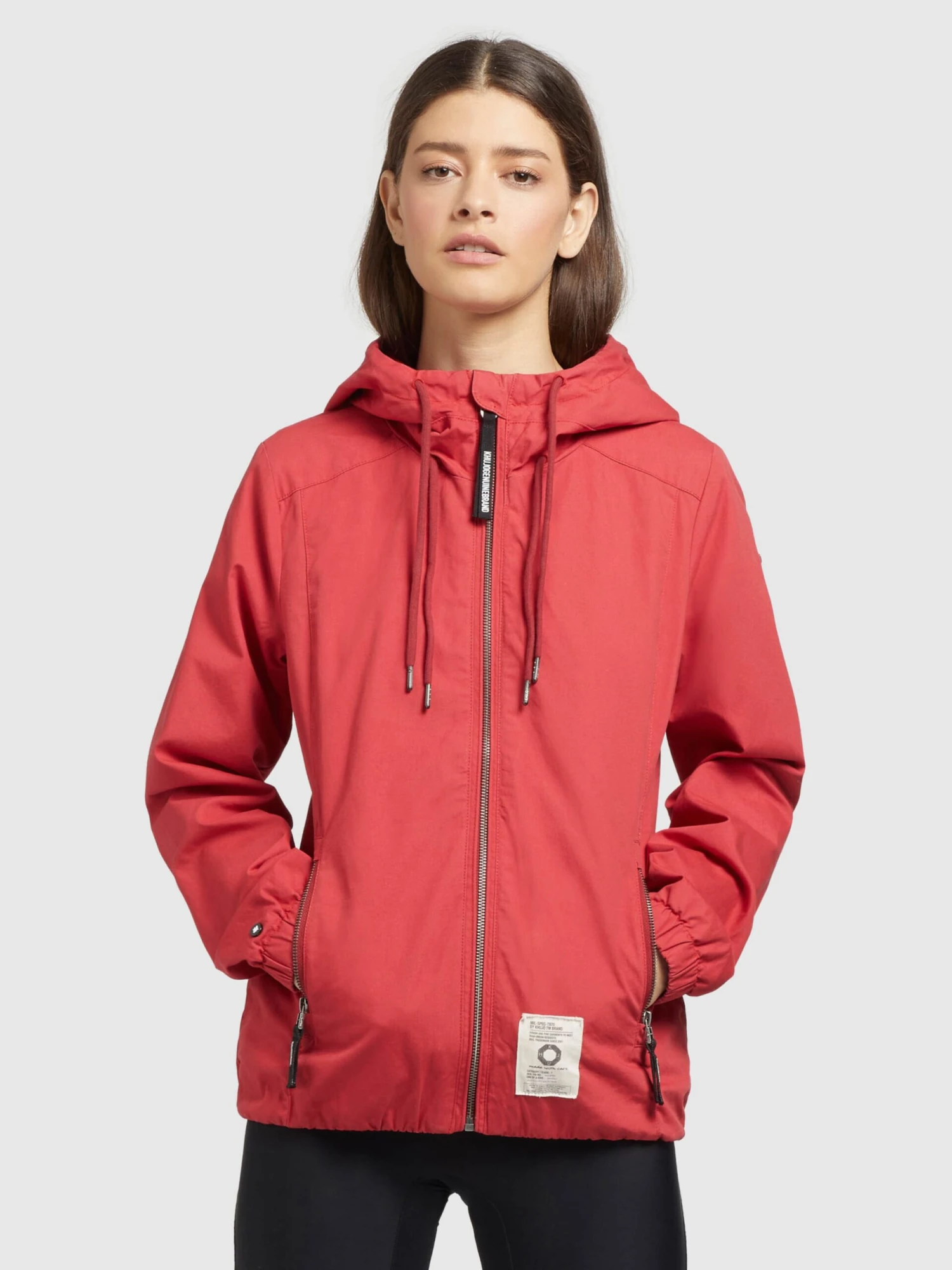 Khujo Vestes De Mi-saison Veste Mi-saison ROLAVA Femme Rouge 2 Khujo Vestes De Mi-saison Veste Mi-saison ROLAVA Femme Rouge - Image 2